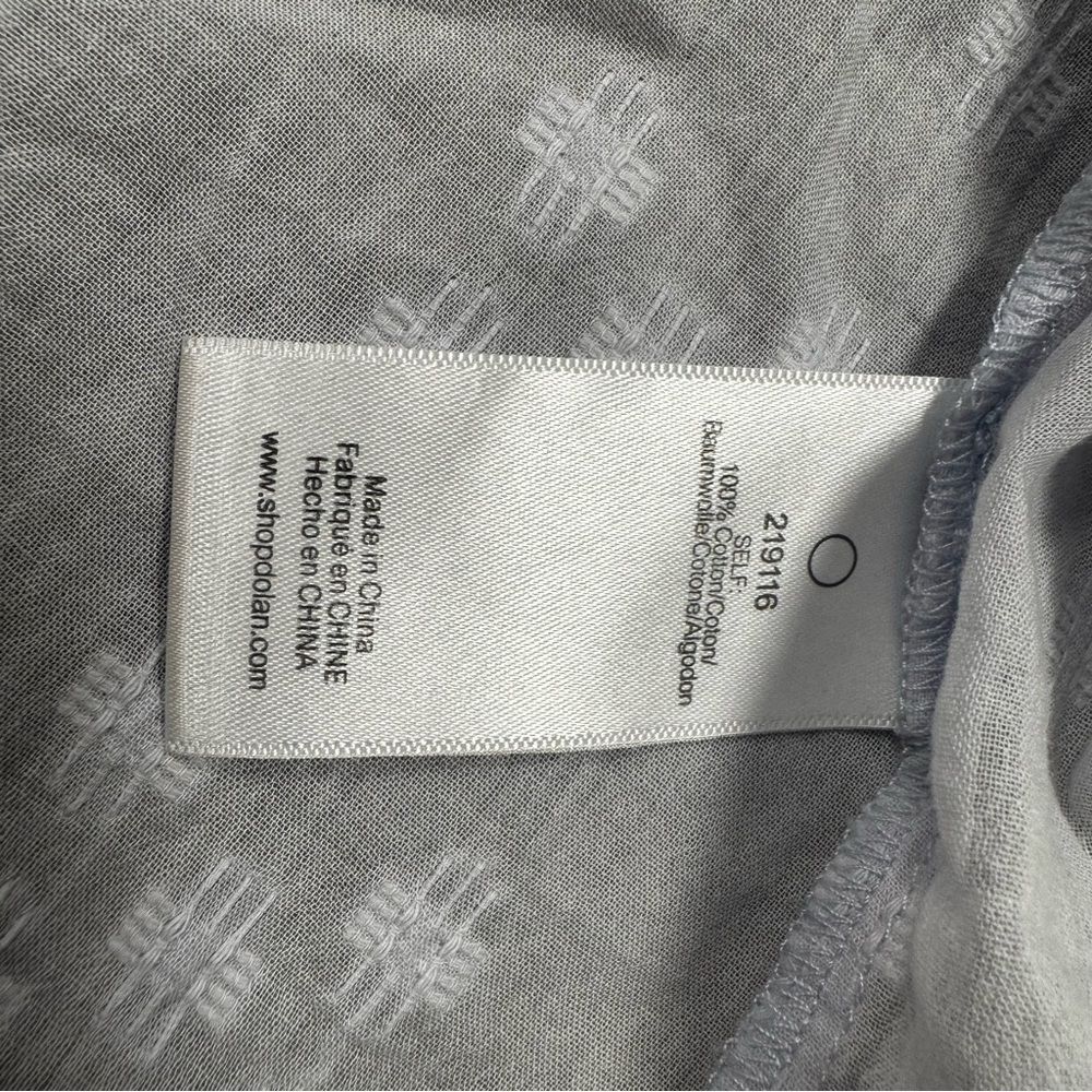 Dolan by Anthropologie Flutter Sleeve Shirt Size Medium - Picture 7 of 9